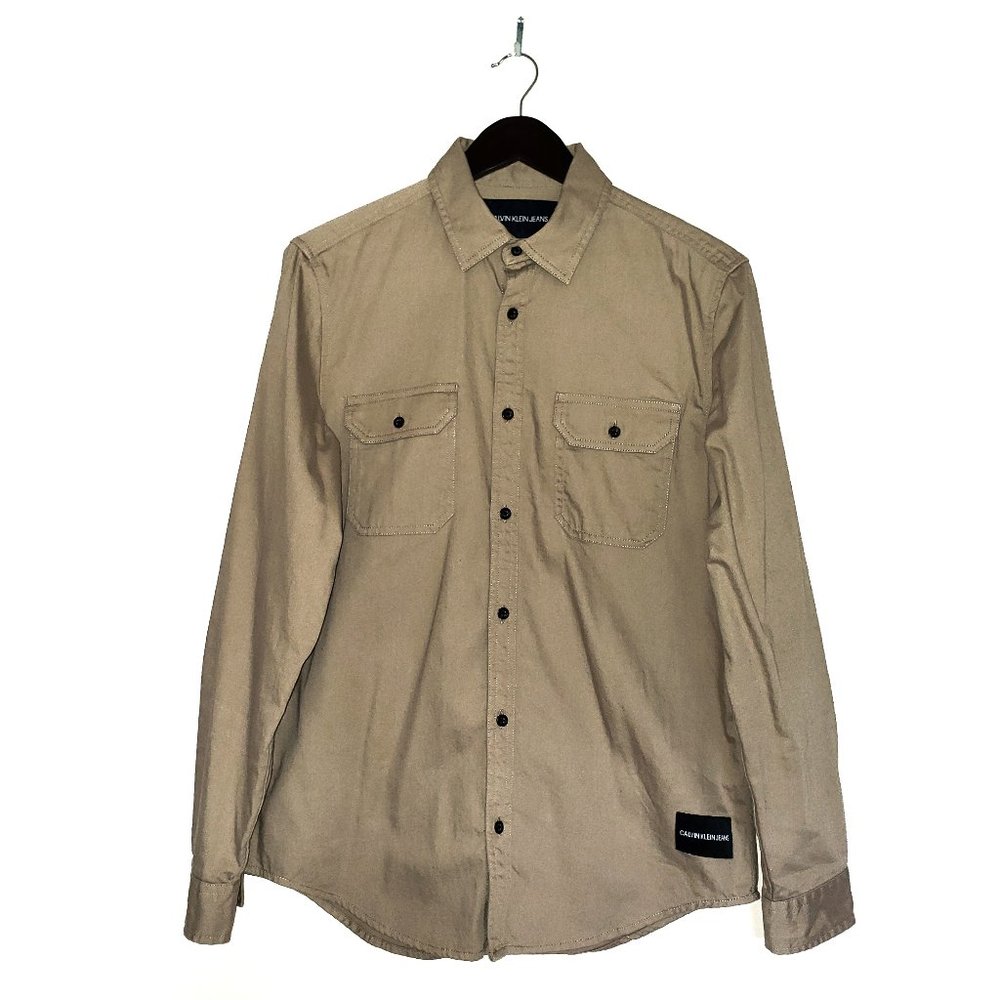 ⚪️ 3/$50 - Calvin Klein Heavy Cotton Button Shirt